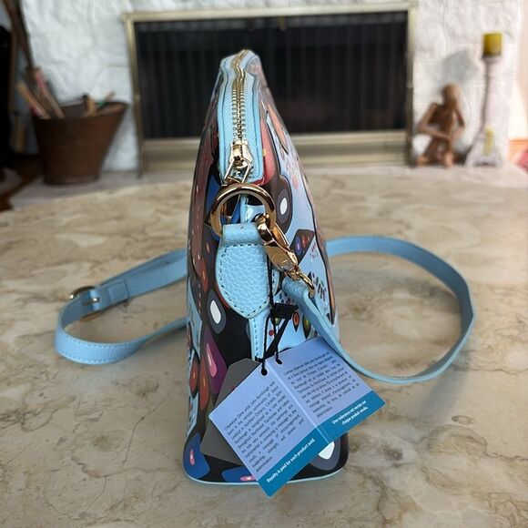 NWT John Rombough Bear Vegan Leather Purse Indigenous Artist - Picture 7 of 12